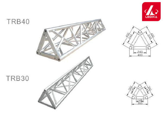 TUV Aluminum Square Truss Triangle Roof Trussing System 500mm - 4000mm