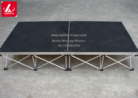 Lightweight Modular Aluminum Stage Platform 18mm Antiskid Plywood