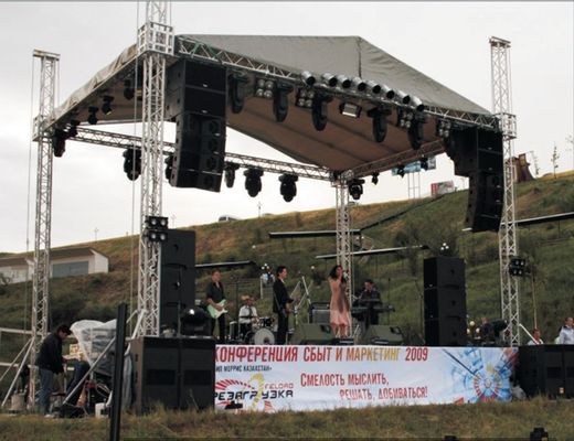 Professional Grade Aluminum Stage Roof Truss for Trade Show and Event Structures