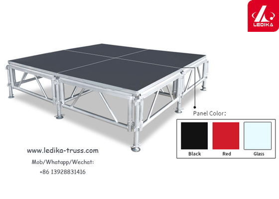 Portable Folding Adjustable Height Aluminum Stage Platform